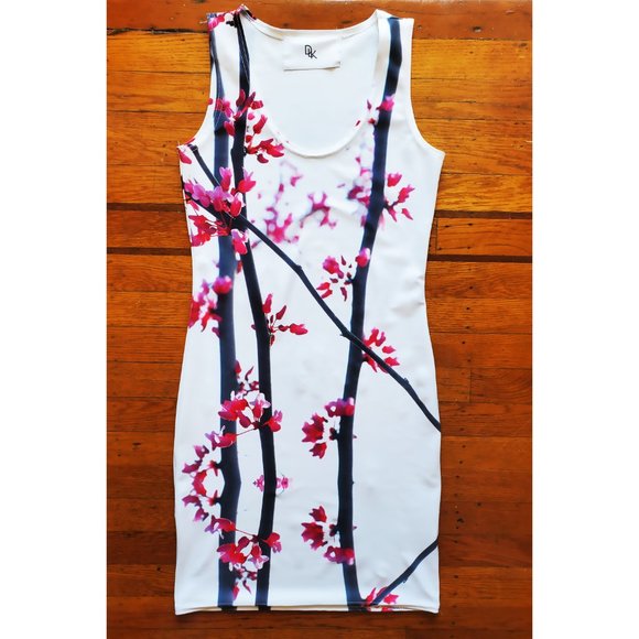 Cherry Blossom Tree Bodycon Dress - Picture 8 of 12